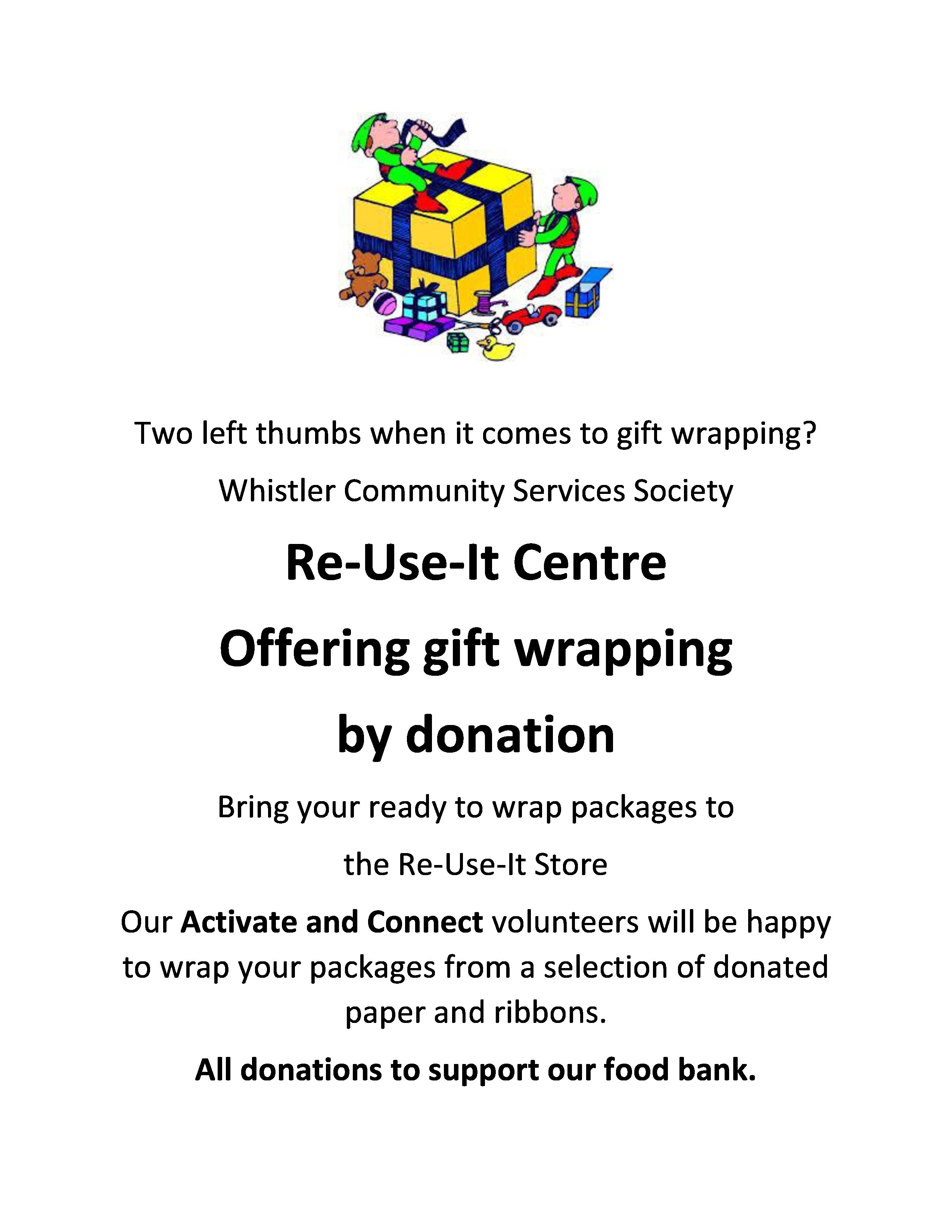 WCSS Gift Wrapping DEC2019